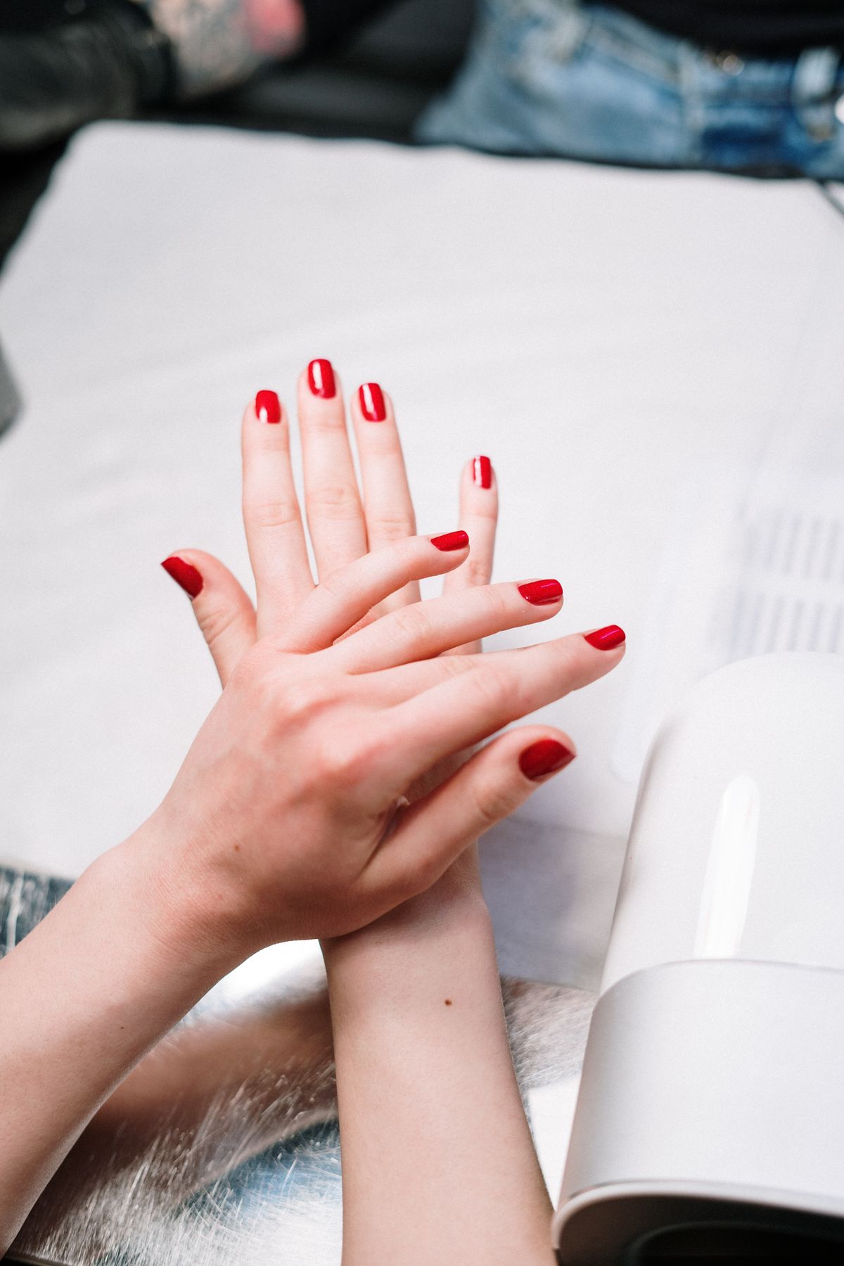 Manicure detail at Master Nails Salon, Hillsboro